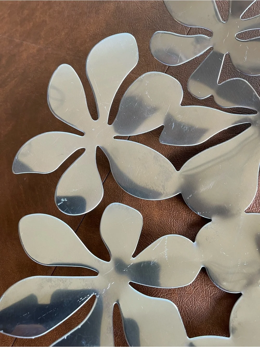 Monika Mulder stainless steel flower fruit bowl